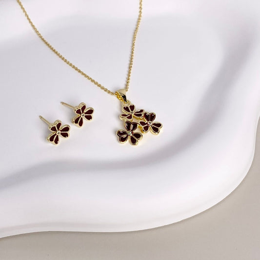 SET TRES FLORES (ESCOGE TU COLOR)