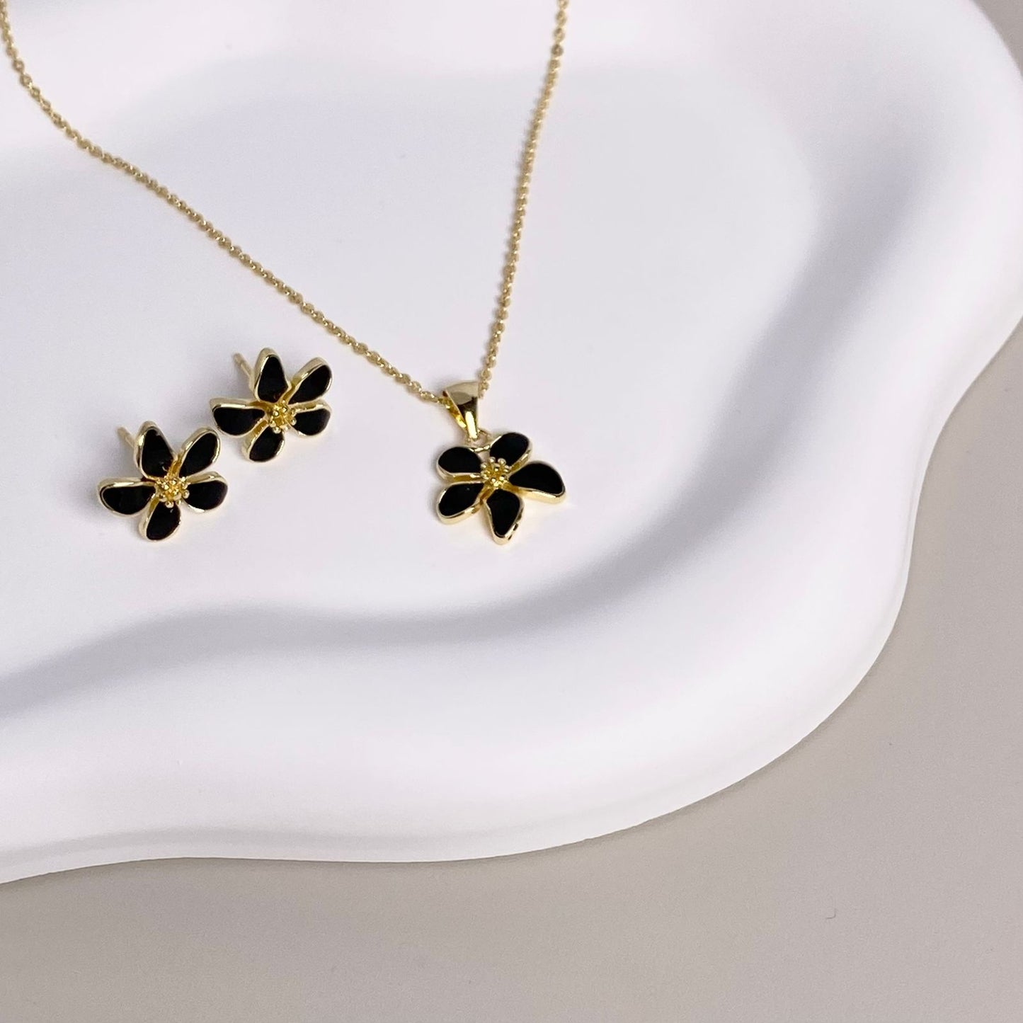 SET FLOR NEGRA