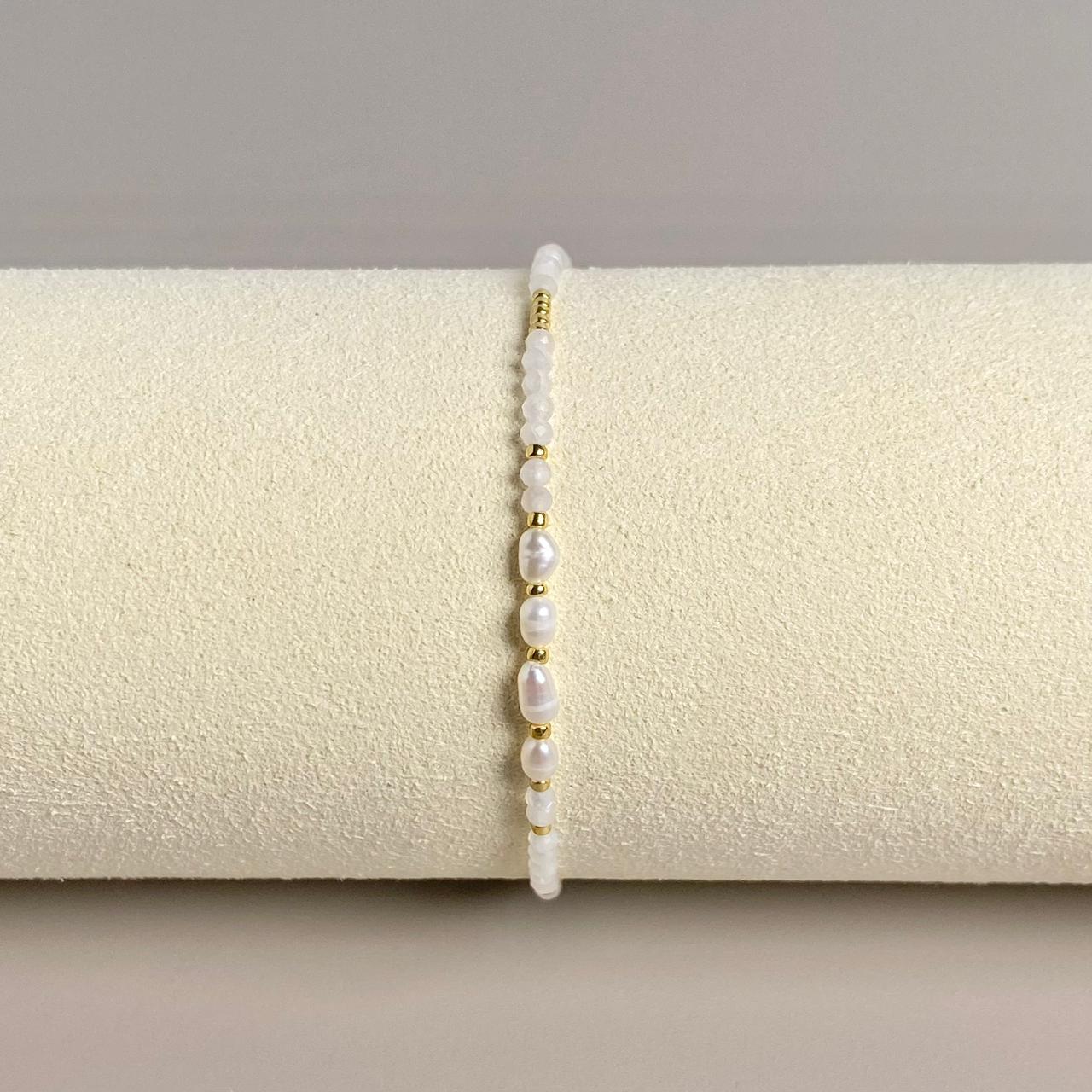 PULSERA PIEDRA NATURAL (ESCOGE TU COLOR)