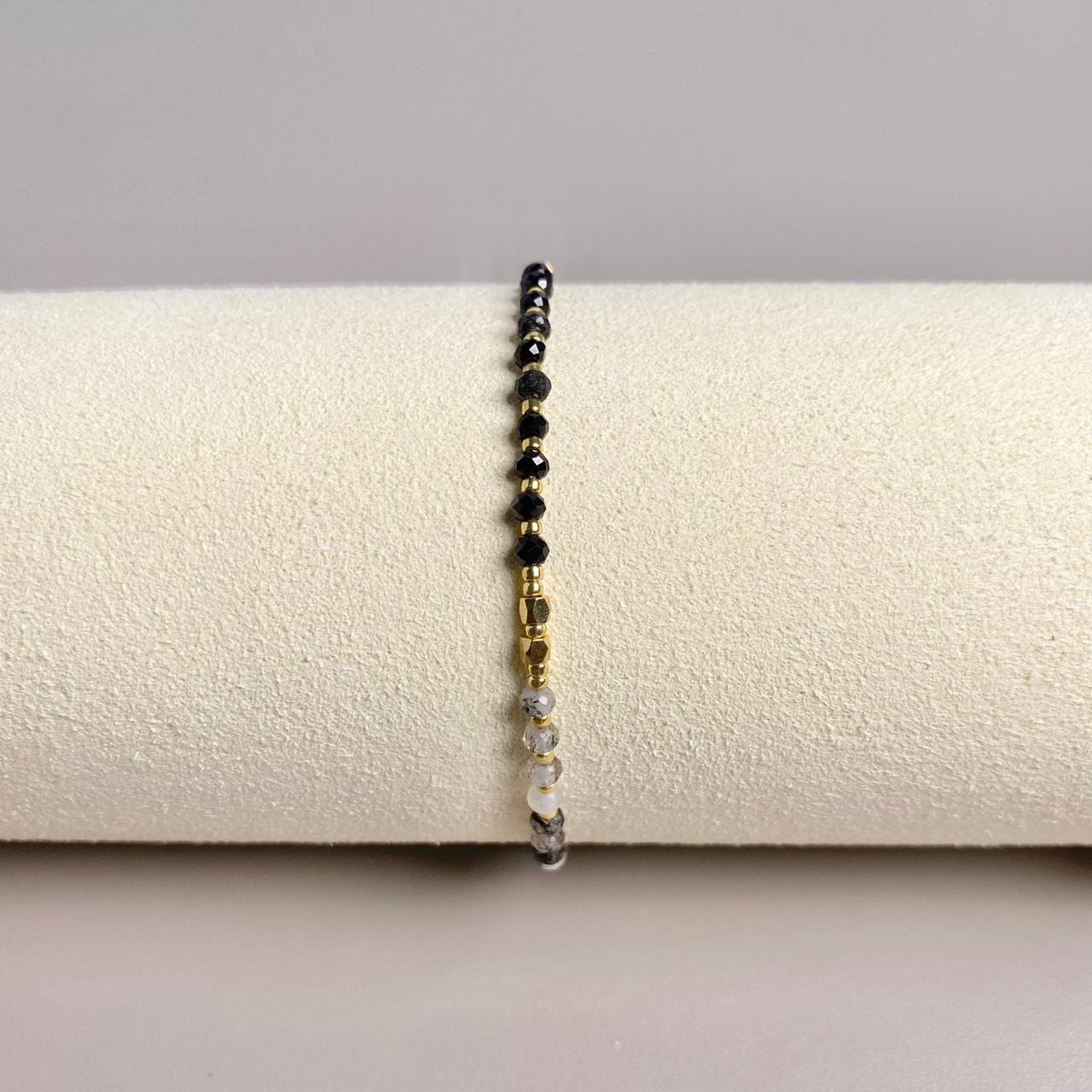 PULSERA PIEDRA NATURAL (ESCOGE TU COLOR)