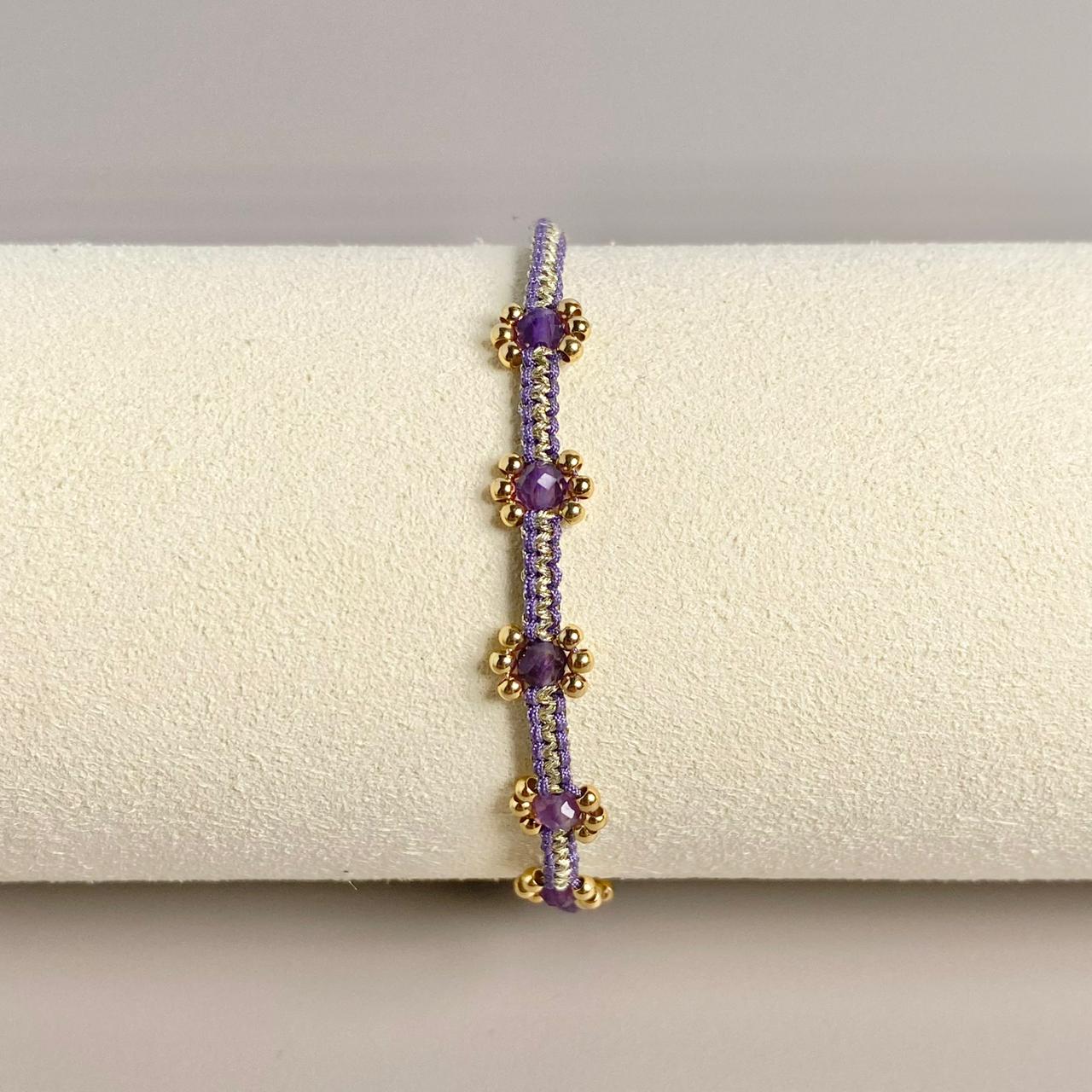 PULSERA PIEDRA NATURAL (ESCOGE TU COLOR)