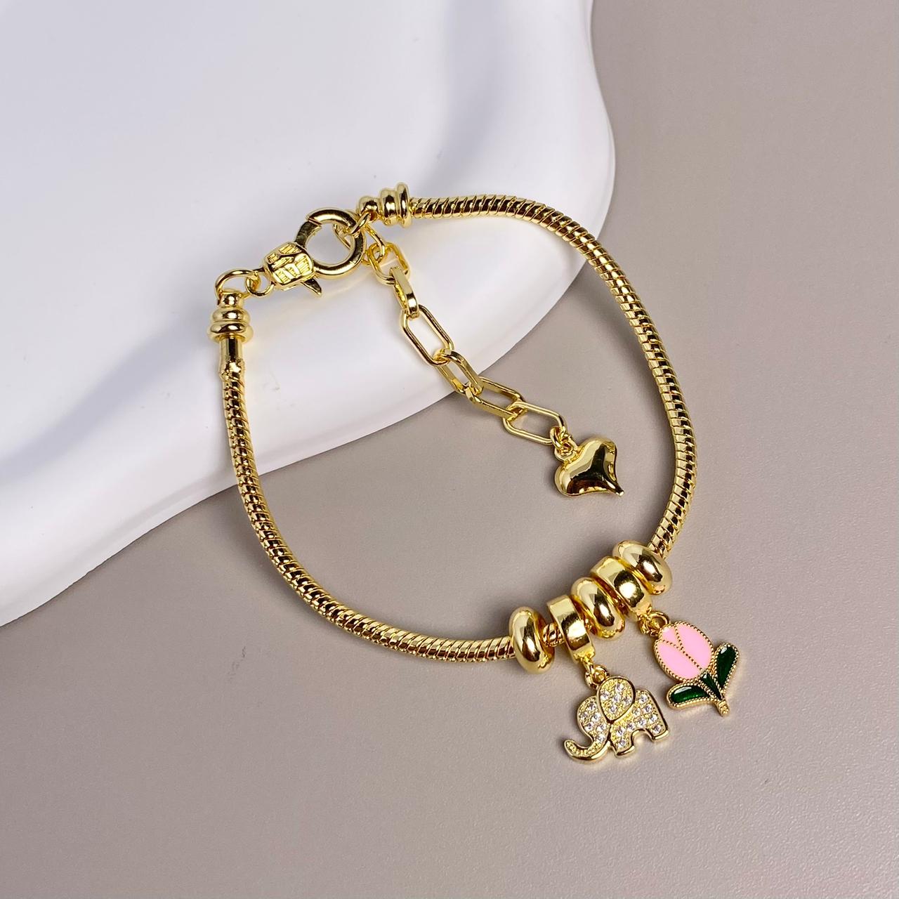 PULSERA CON DIJE DOBLE
