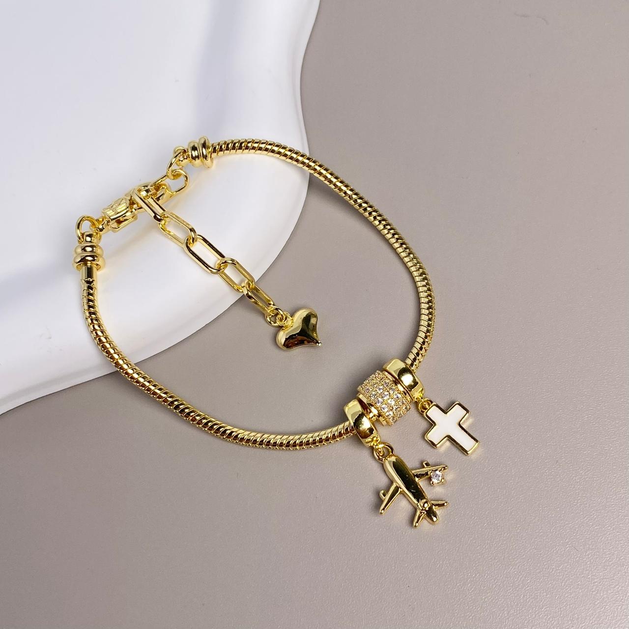 PULSERA CON DIJE DOBLE