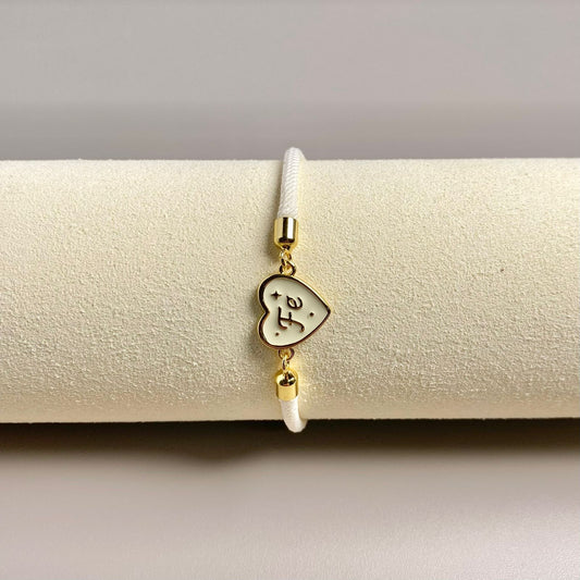 PULSERA CORDON CORAZON FE