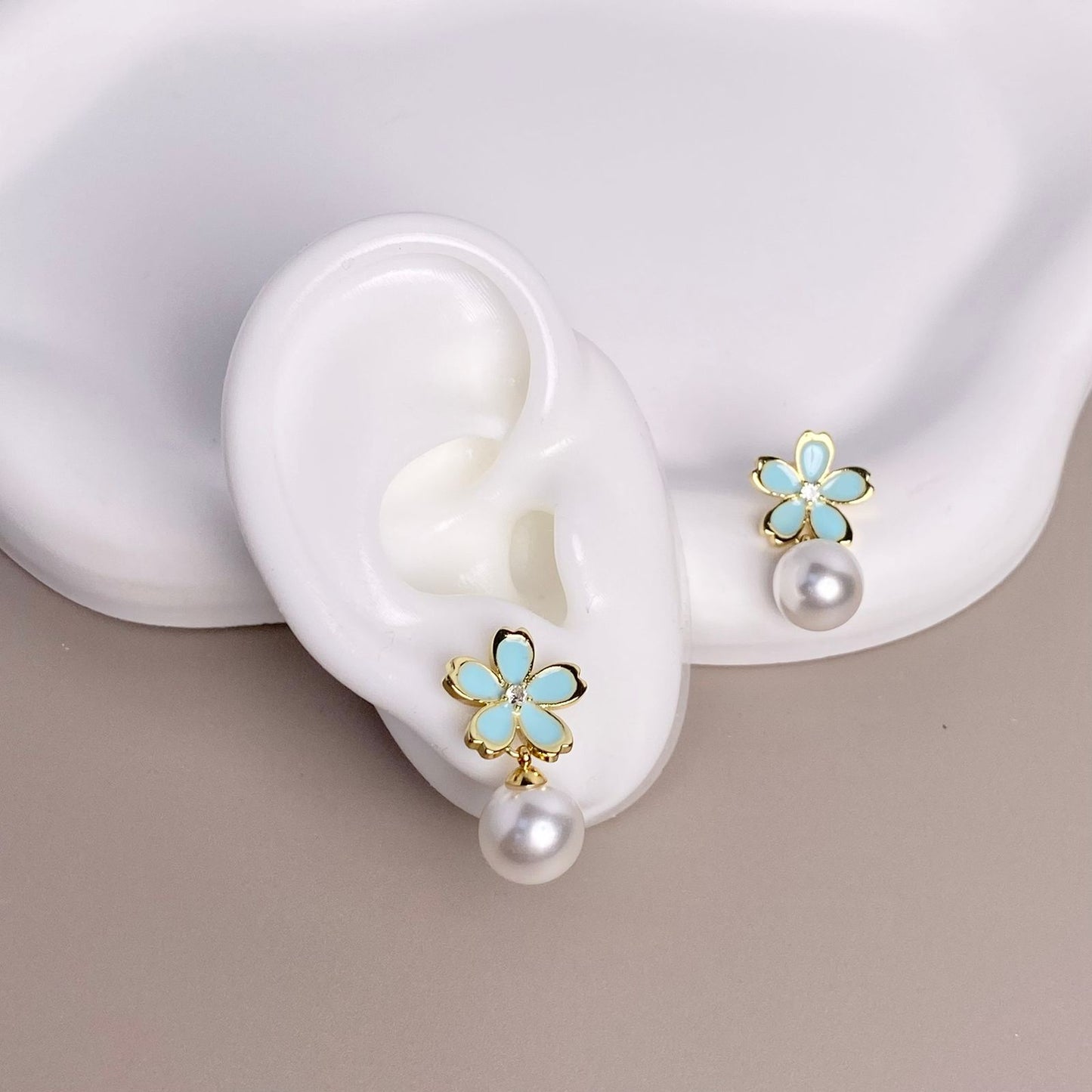 TOPO FLOR AZUL