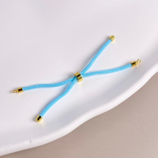 PULSERA DE ENSAMBLE CORDON AZUL CIELO