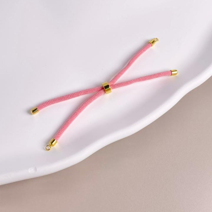 PULSERA DE ENSAMBLE CORDON ROSADA