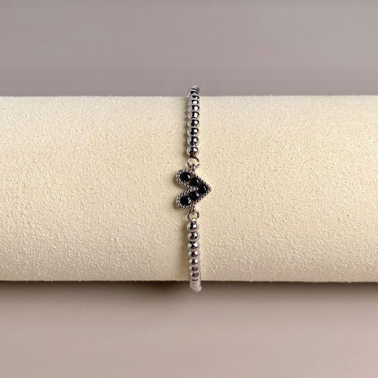 PULSERA CORAZON PLATEADO