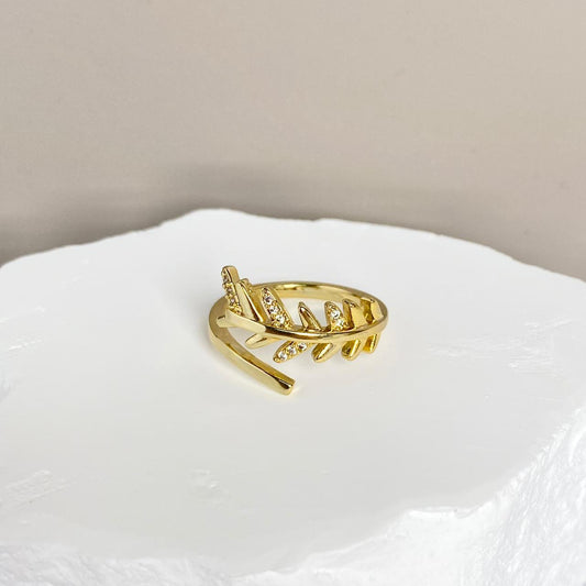 ANILLO HOJAS
