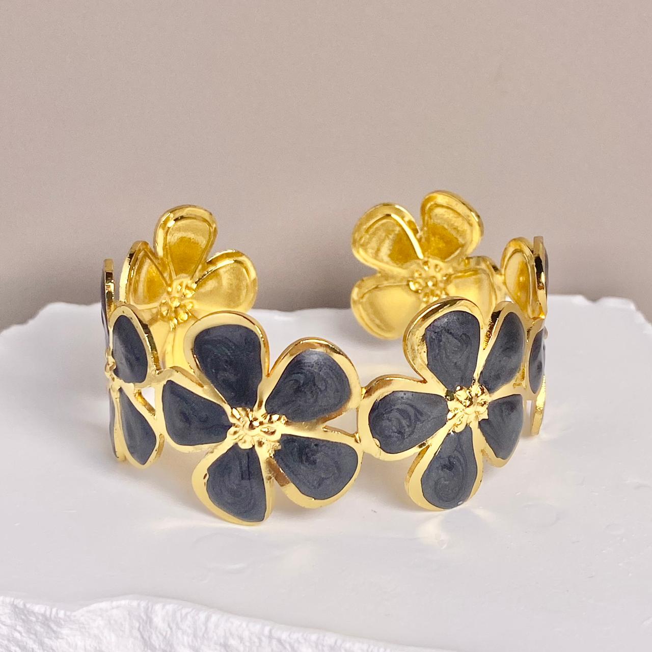 BRAZALETE CORAZON NEGRA