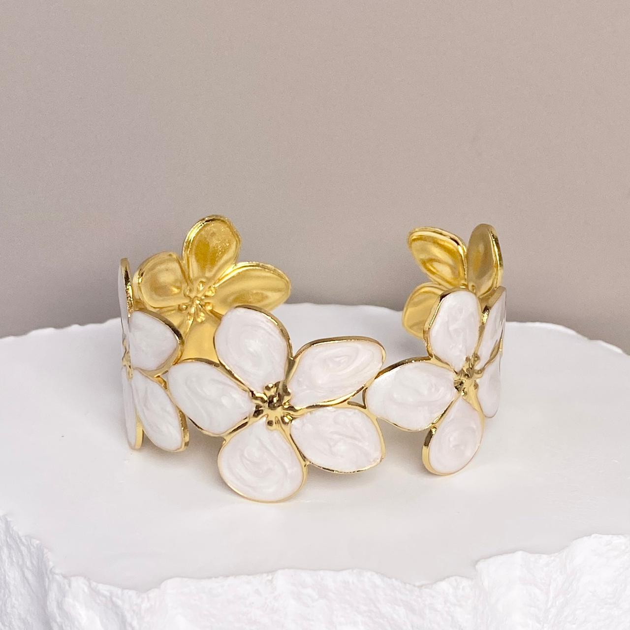 BRAZALETE CORAZON BLANCA