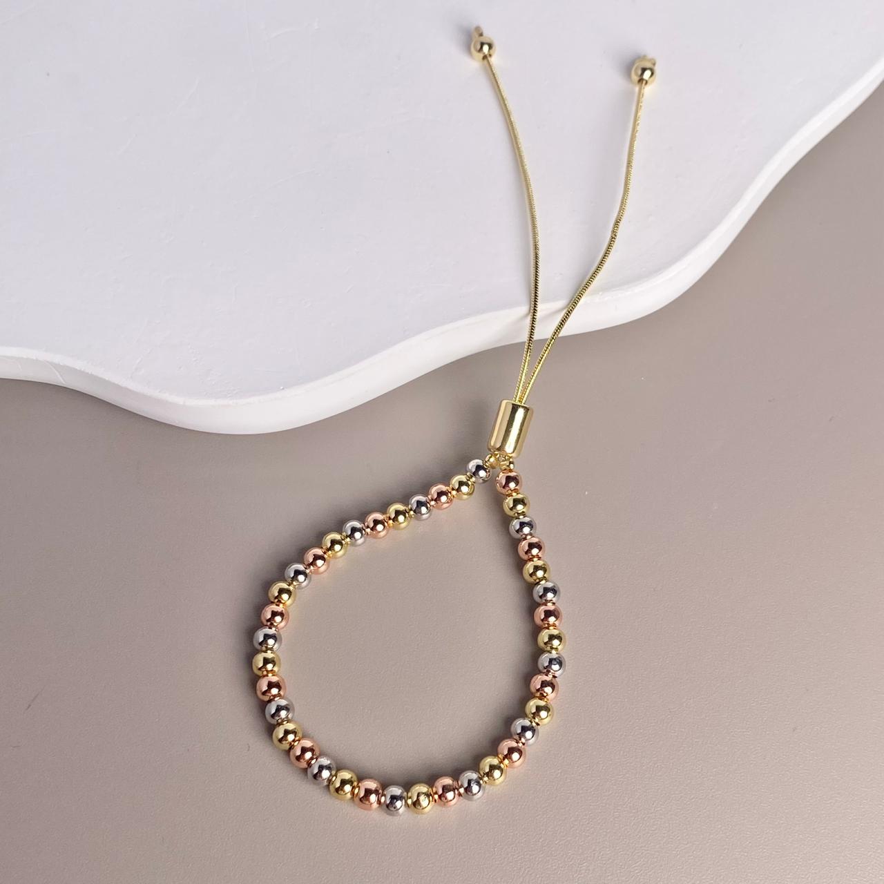 PULSERA TRES OROS #4