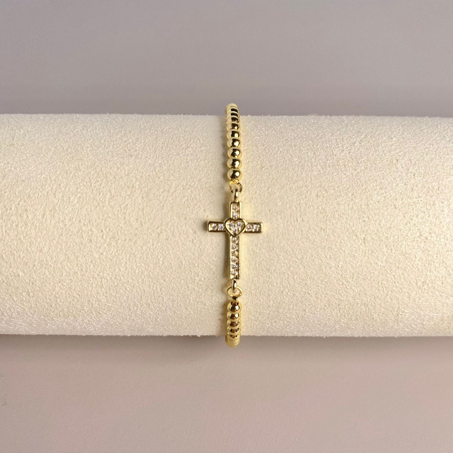 PULSERA CRUZ CIRCONES