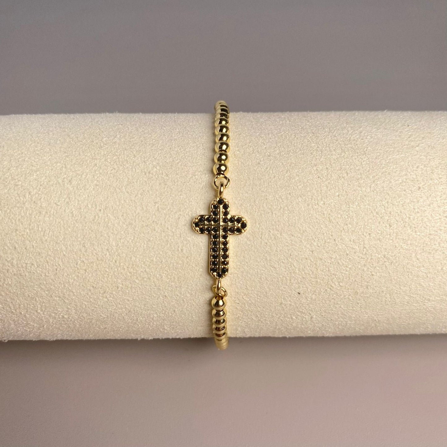 PULSERA CIRCULO CRUZ