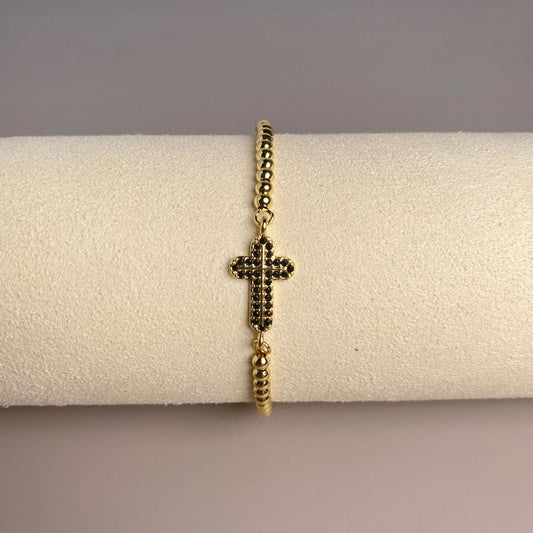 PULSERA CIRCULO CRUZ