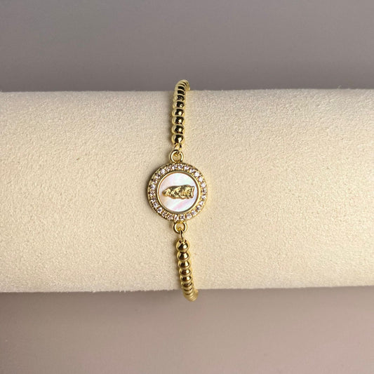 PULSERA NACAR VIRGEN