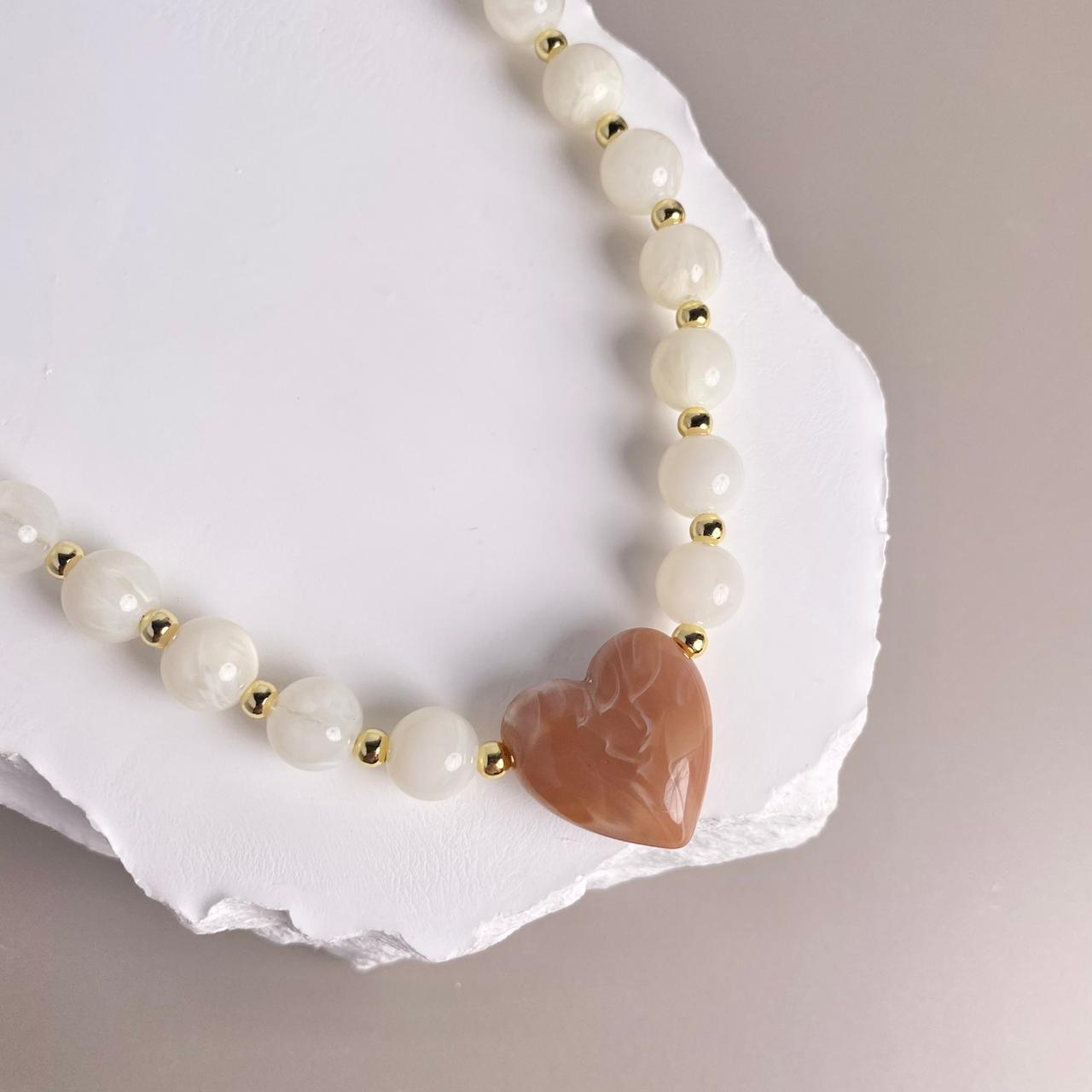 COLLAR CORAZON CAFE