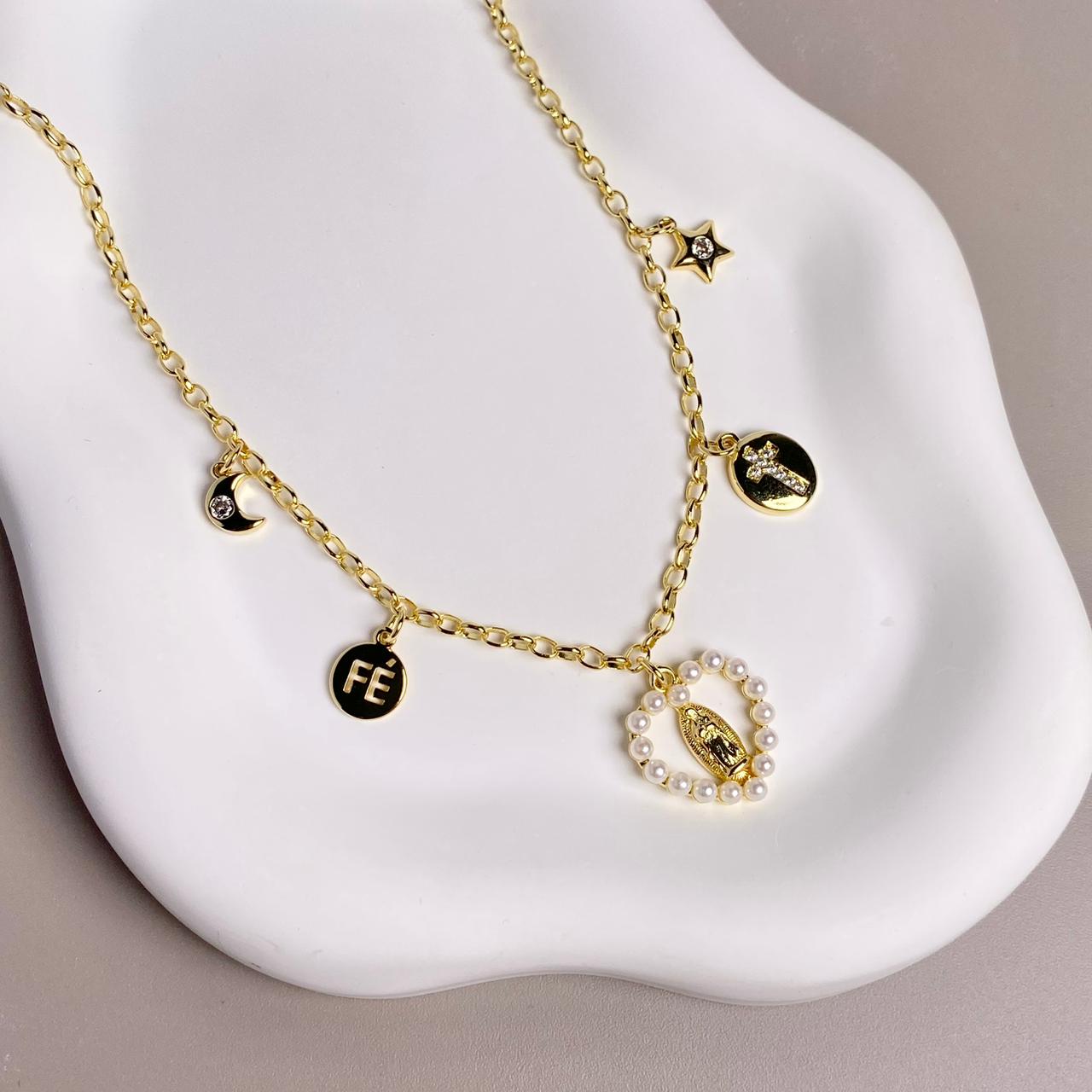 COLLAR CHARMS VIRGEN