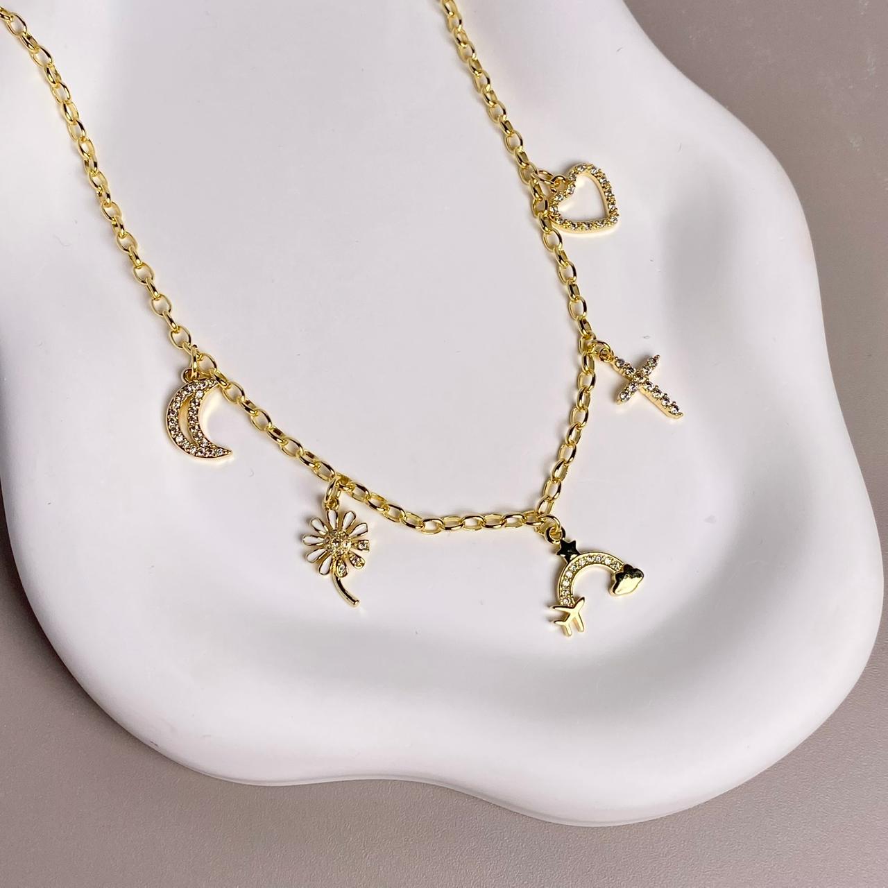 COLLAR CHARMS ARCOIRIS
