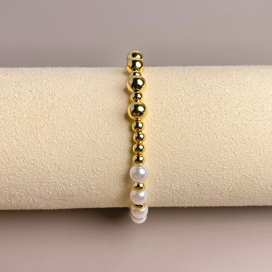 PULSERA BALIN Y PERLAS