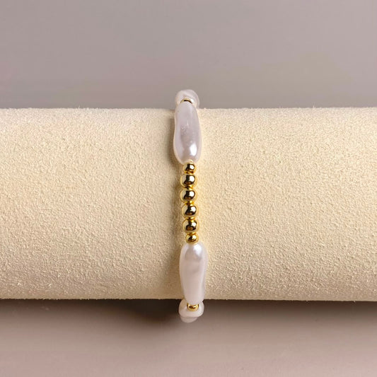 PULSERA PERLA Y BALIN