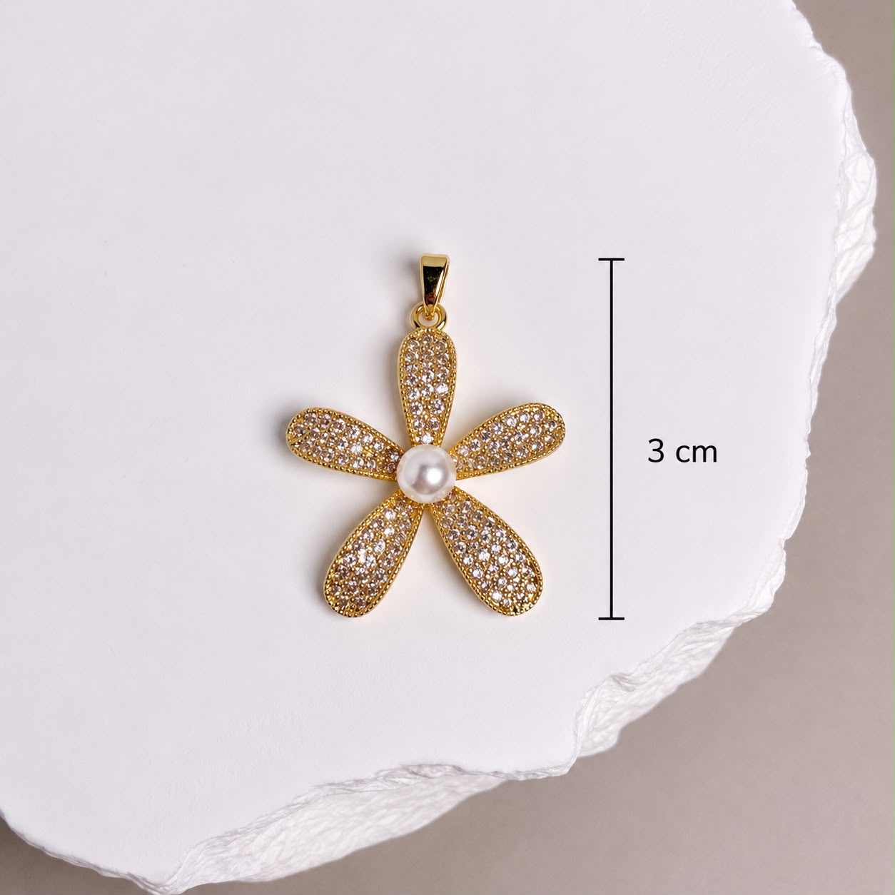DIJE FLOR CIRCON