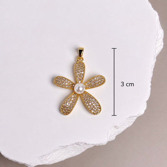 DIJE FLOR CIRCON