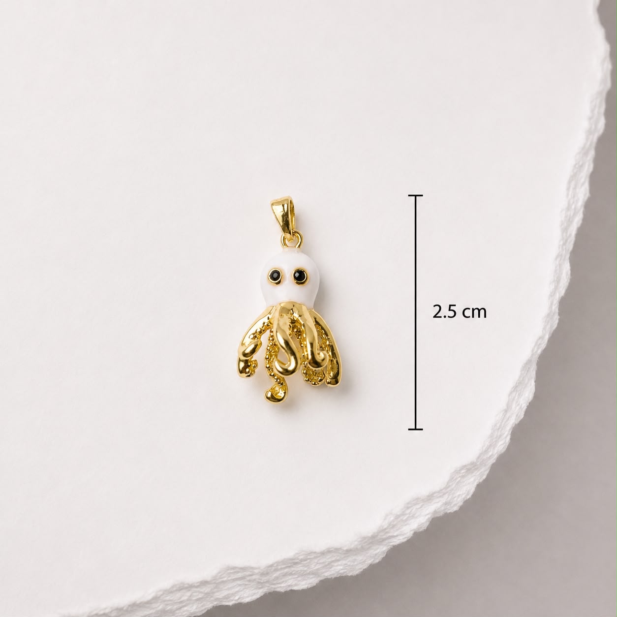 DIJE PULPO BLANCO