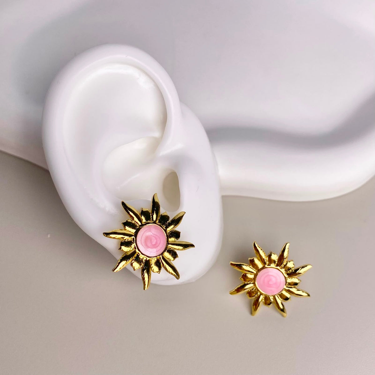 ARETES SOL ROSA