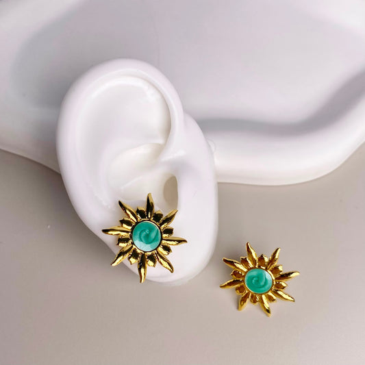 ARETES SOL VERDE