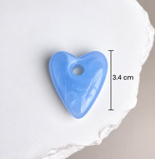 DIJE CORAZON AZUL