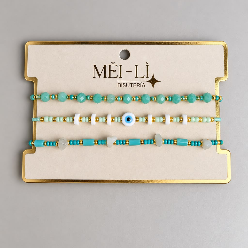 SET PULSERA VERDE
