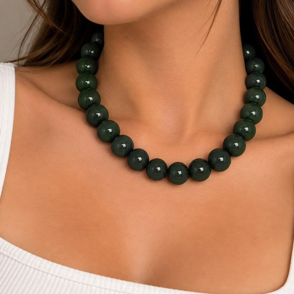 COLLAR ABACO VERDE MILITAR