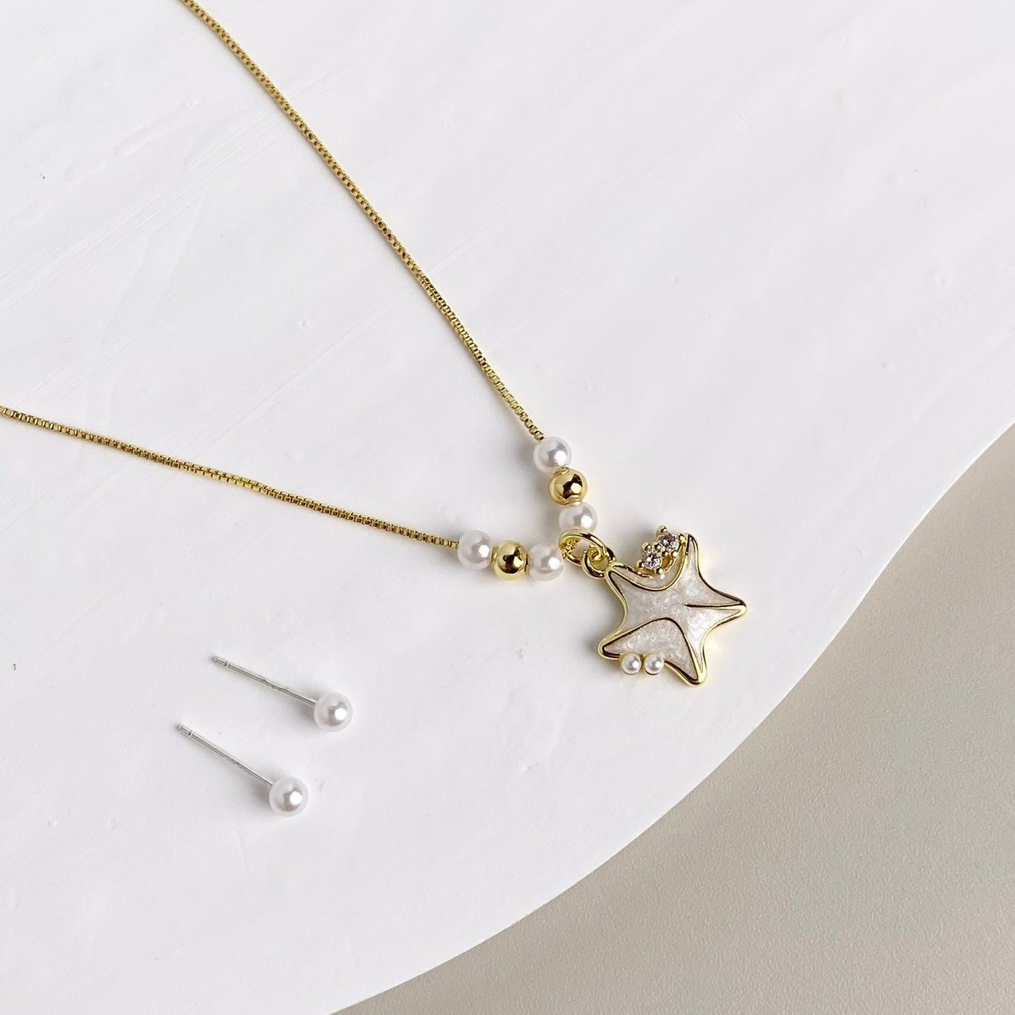 SET PERLAS CON ESTRELLA