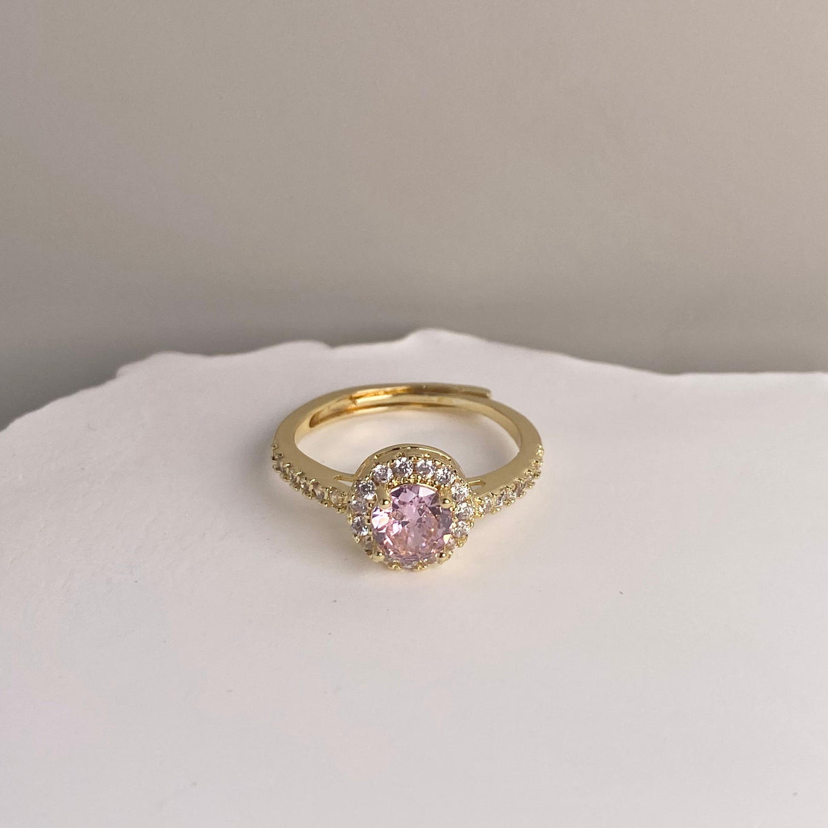 ANILLO CIRCON ROSADO