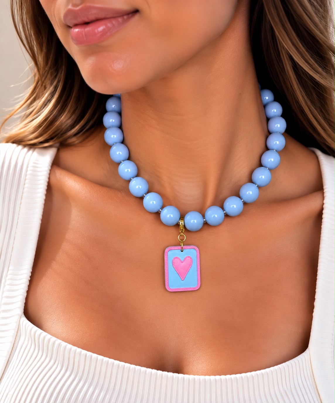 COLLAR ABACO AZUL